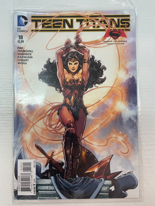 Teen Titans #18 2016 DC Comics Jimenez Batman Vs Superman Variant