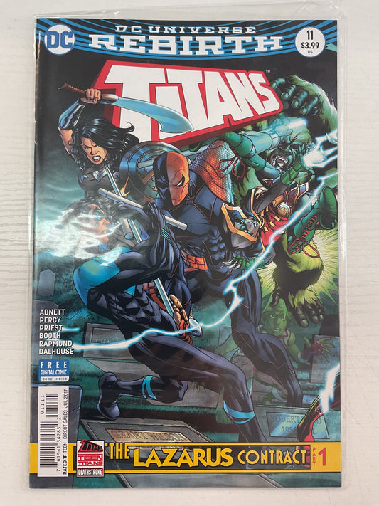 Titans #11 2017 DC Comics Lazarus Contract