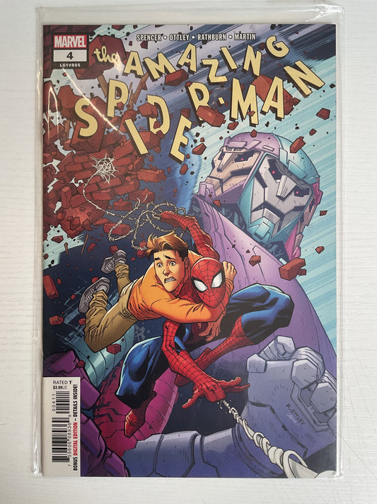 Amazing Spider-Man #4 2018 Marvel Comics Recalled Issue Due to Anti Mormon Symbolism