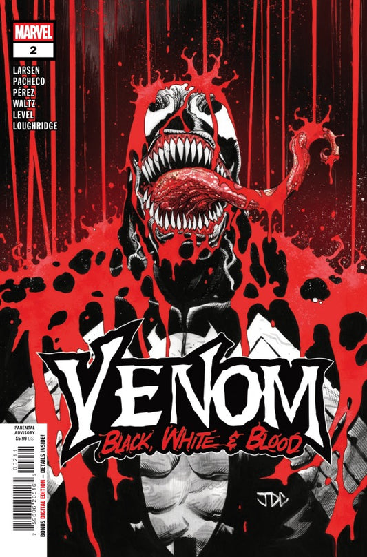 Venom Black White And Blood #2 2025 Marvel Comics