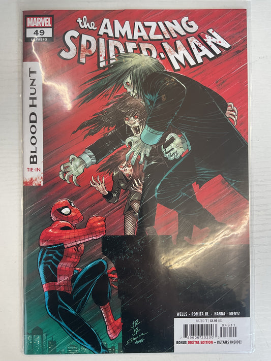 Amazing Spider-Man #49 2024 Marvel Comics Bloodhunt