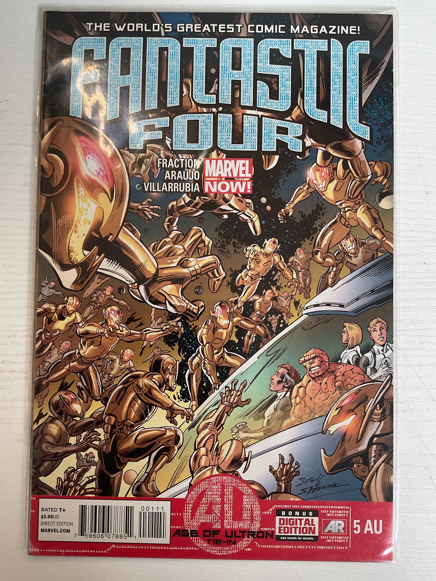 Fantastic Four #5AU 2013 Marvel Comics Age Of Ultron