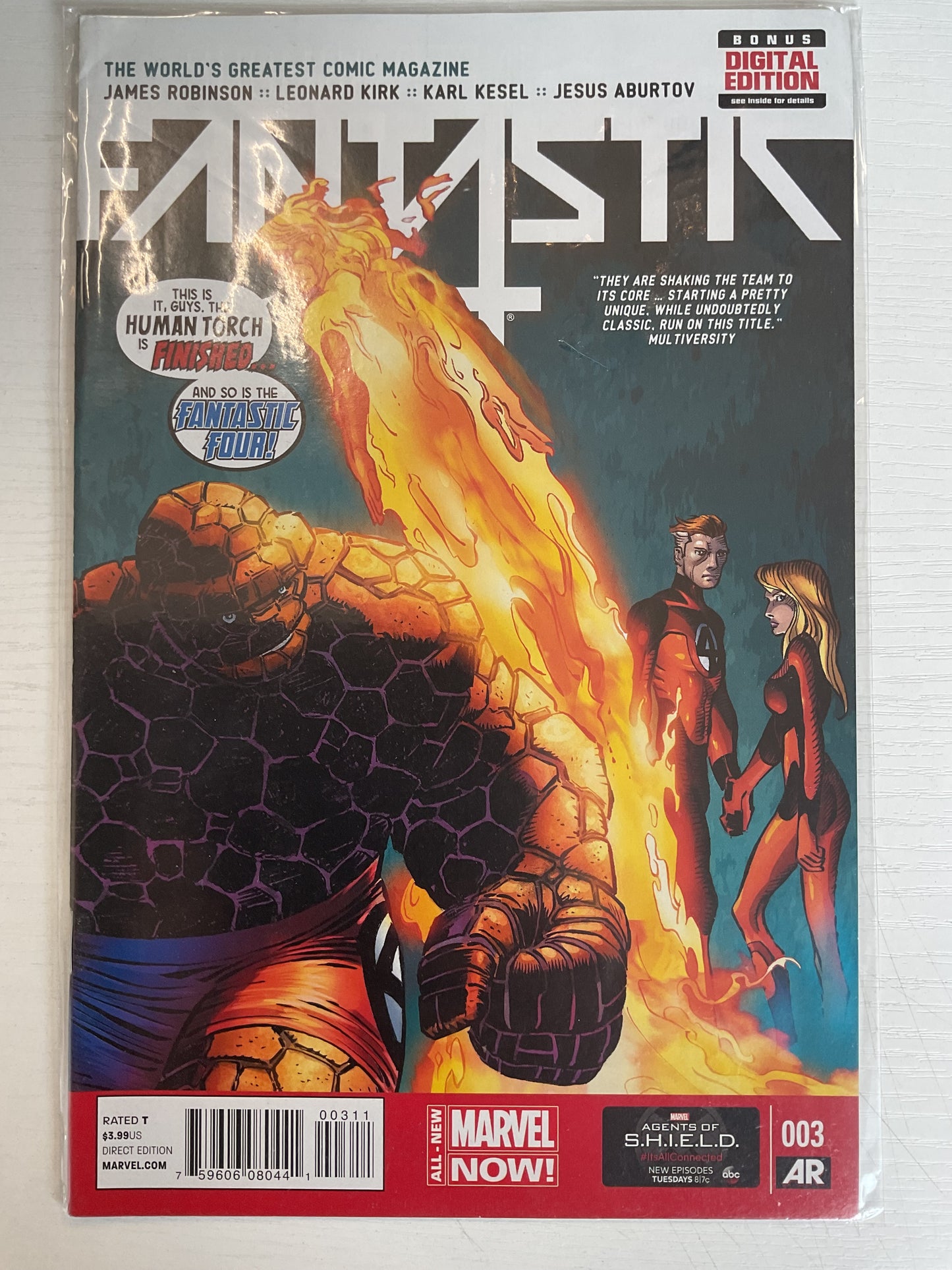 Fantastic Four #3 2014 Marvel Comics