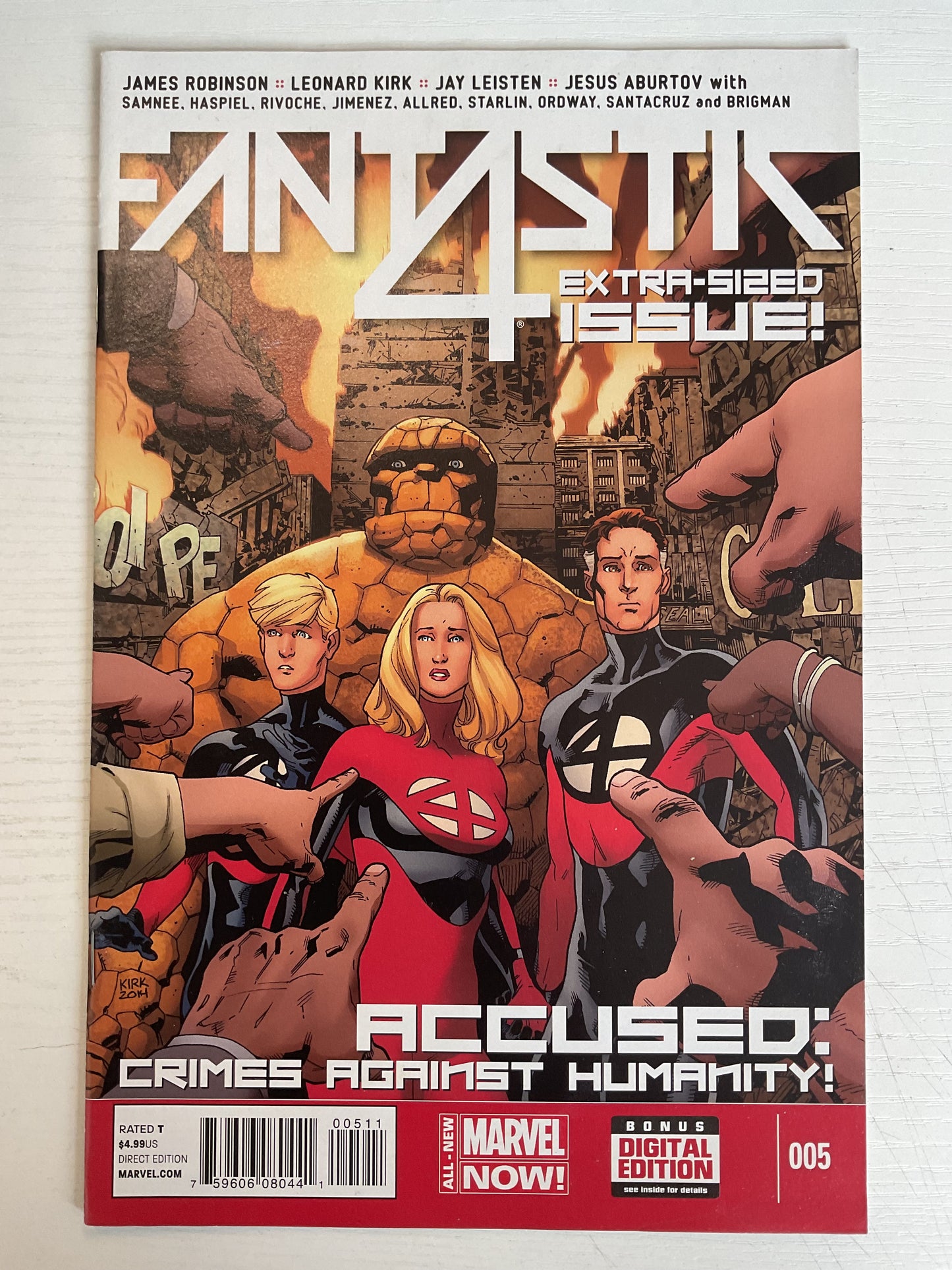 Fantastic Four #5 2014 Marvel Comics