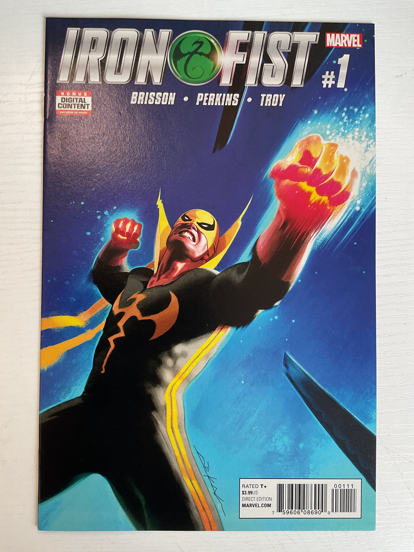 Iron Fist #1 2017 Marvel Comics