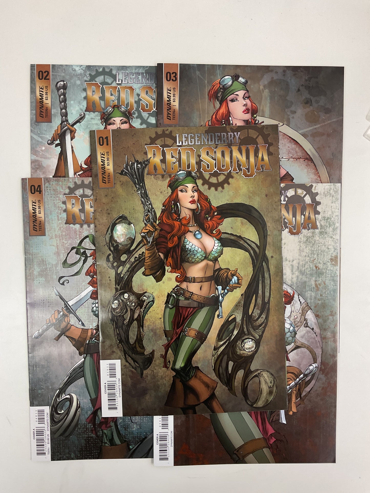Legendary Red Sonja #1-5 2018 Dynamite Entertainment Complete Series