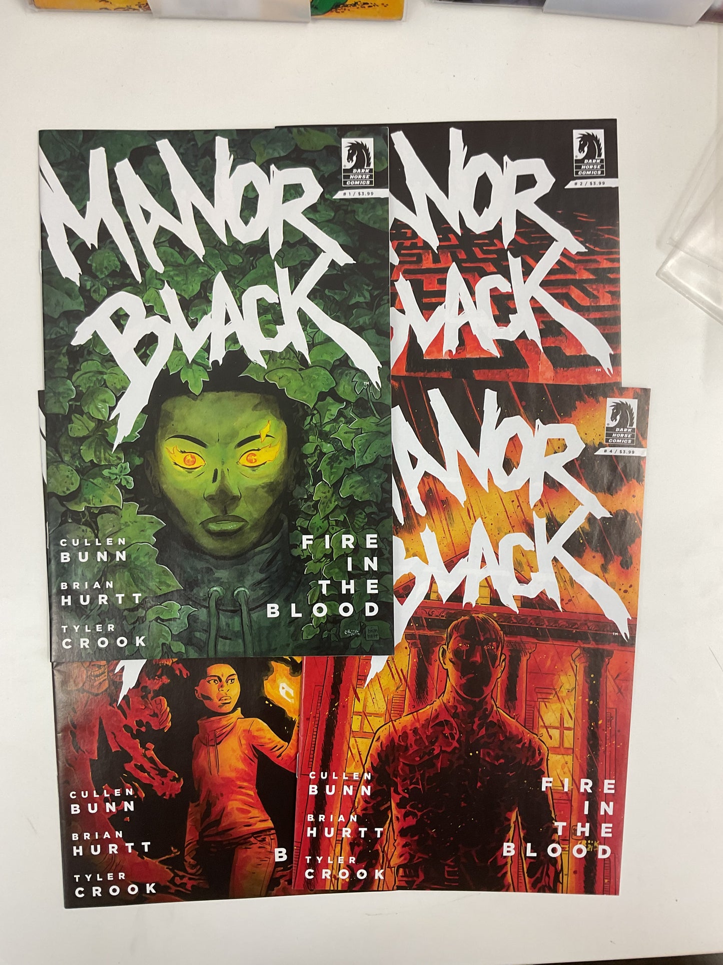 Manor Black Fire In The Blood #1-4 2022 Dark Horse Comics Complete Series