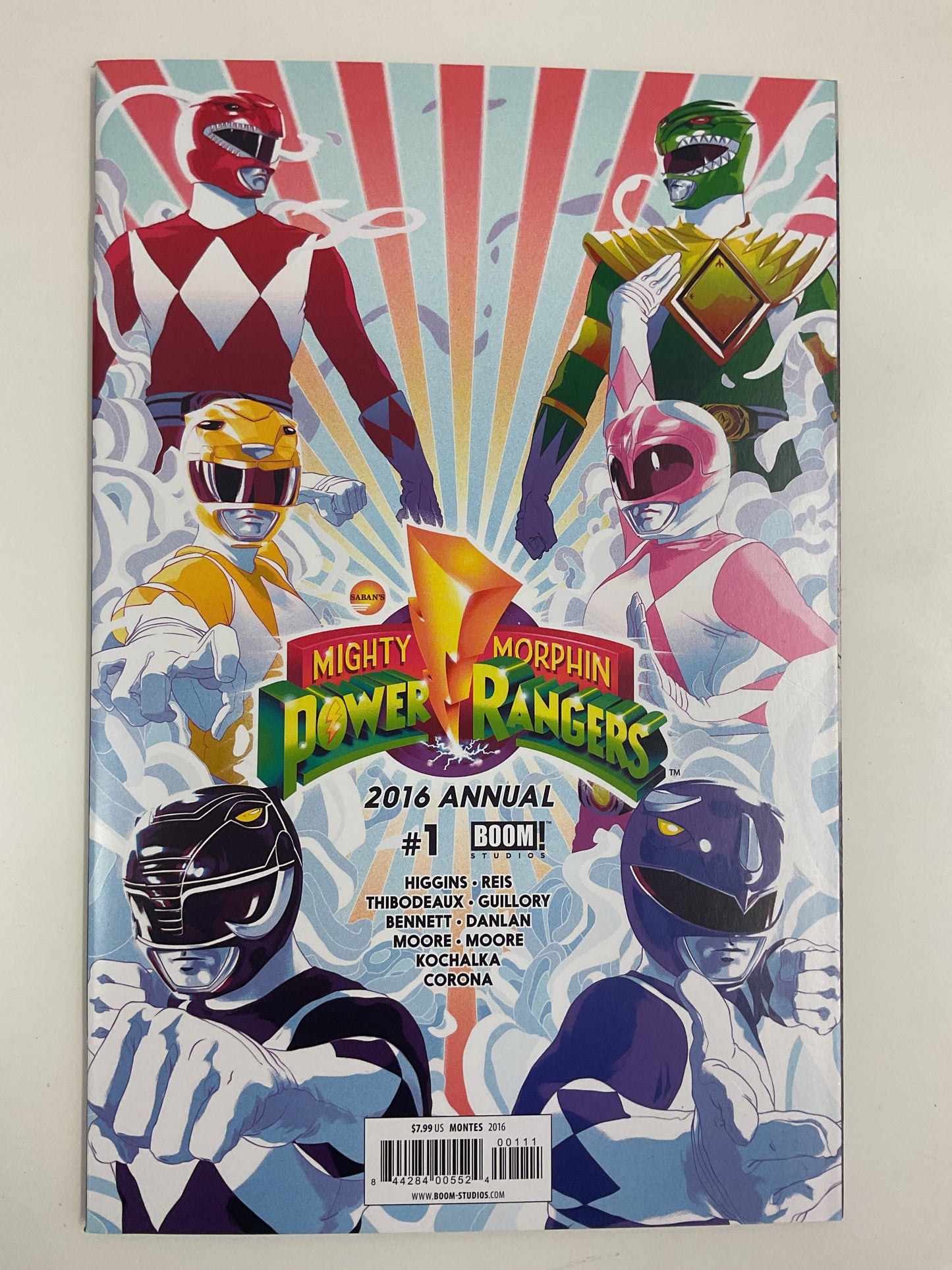 Mighty Morphin Power Rangers Annual #1 2016 Boom Studios
