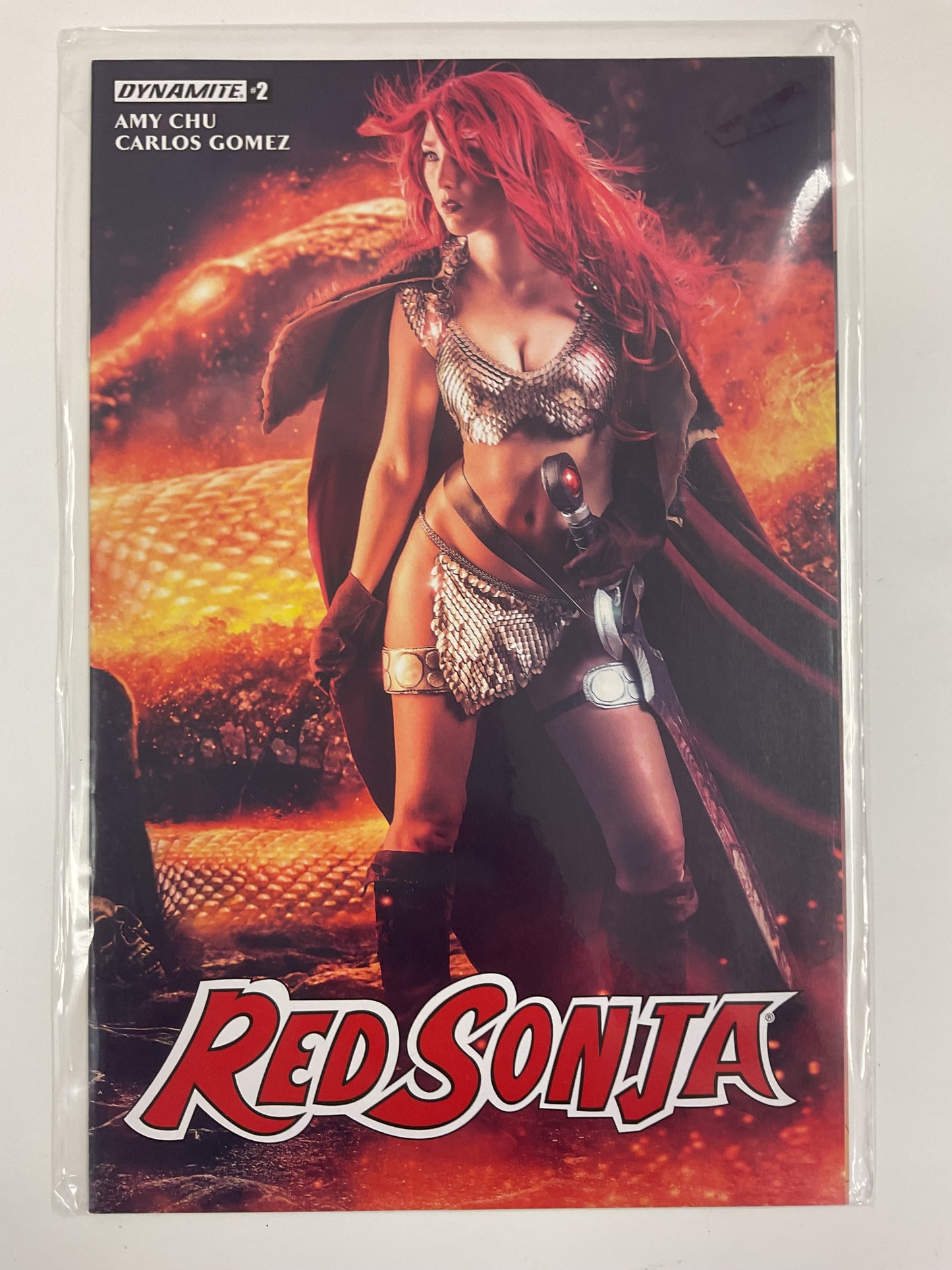 Red Sonja #2 2017 Dynamite Entertainment Cosplay Variant
