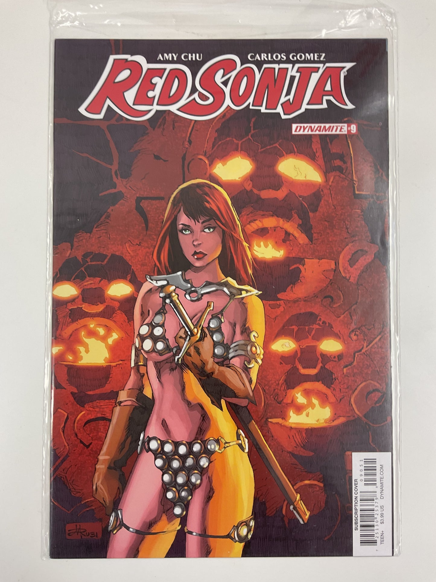 Red Sonja #9 2017 Dynamite Entertainment Rubi Variant