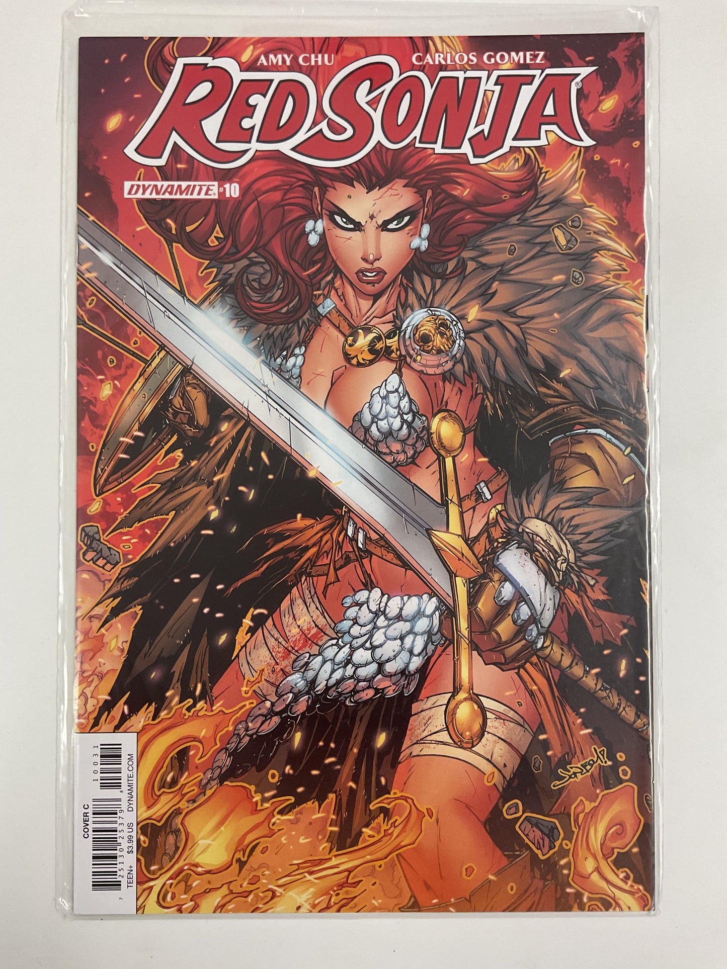 Red Sonja #10 2017 Dynamite Entertainment Meyers Variant