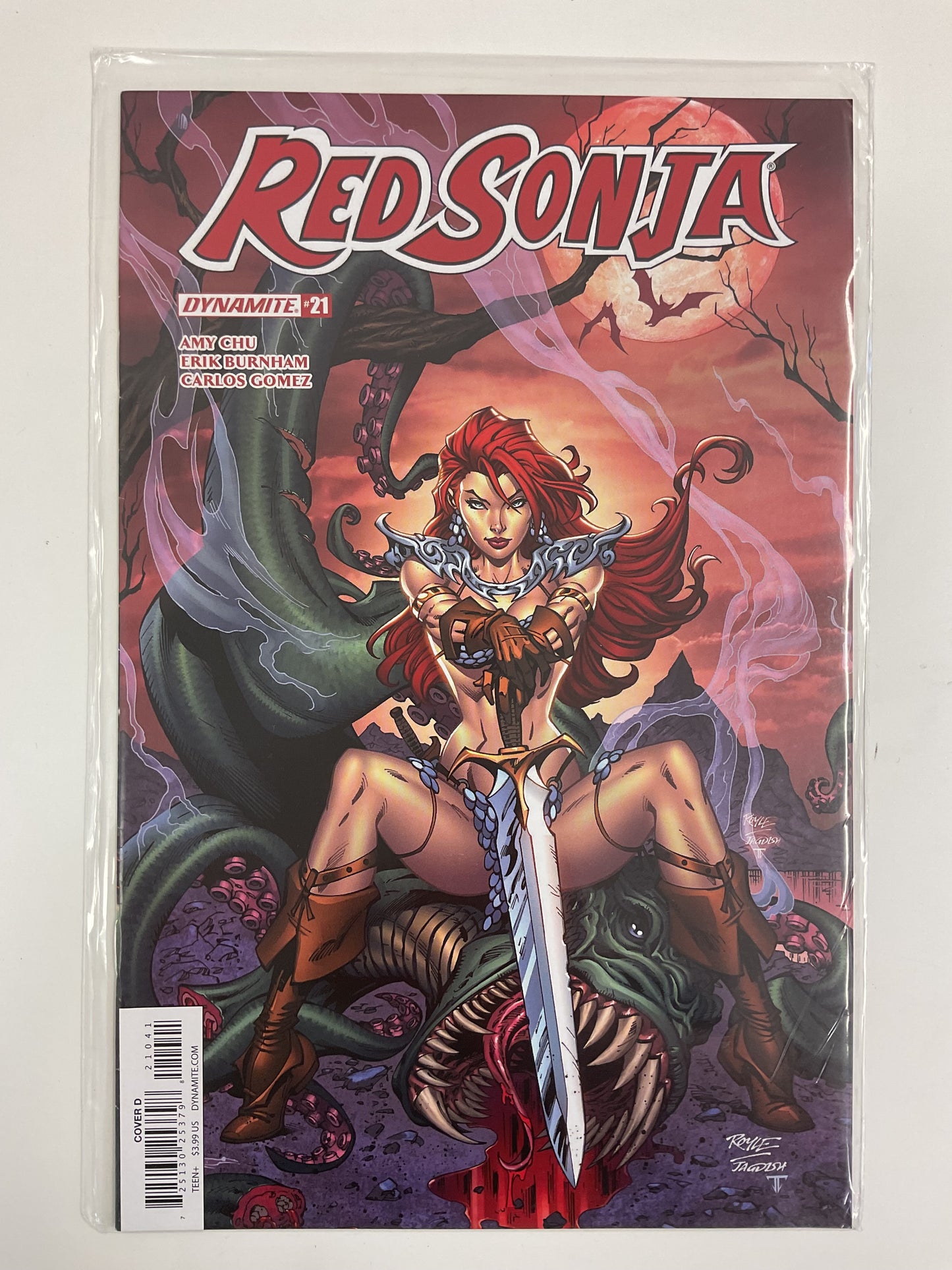 Red Sonja #21 2018 Dynamite Entertainment Royle Variant