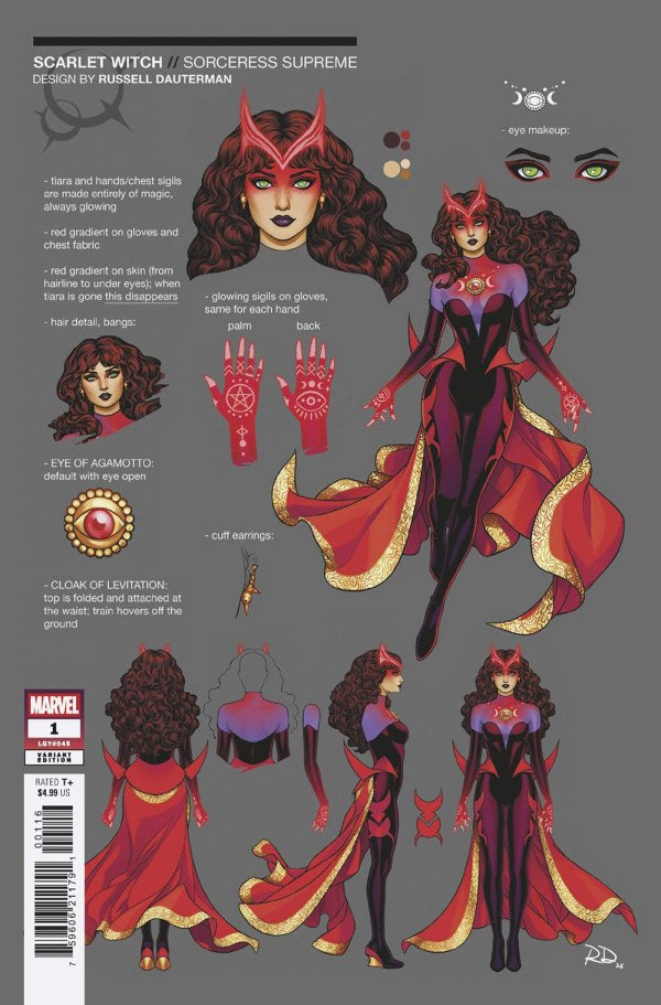 Sorcerer Supreme #1 2025 Marvel Comics 1:10 Dauterman Design Variant