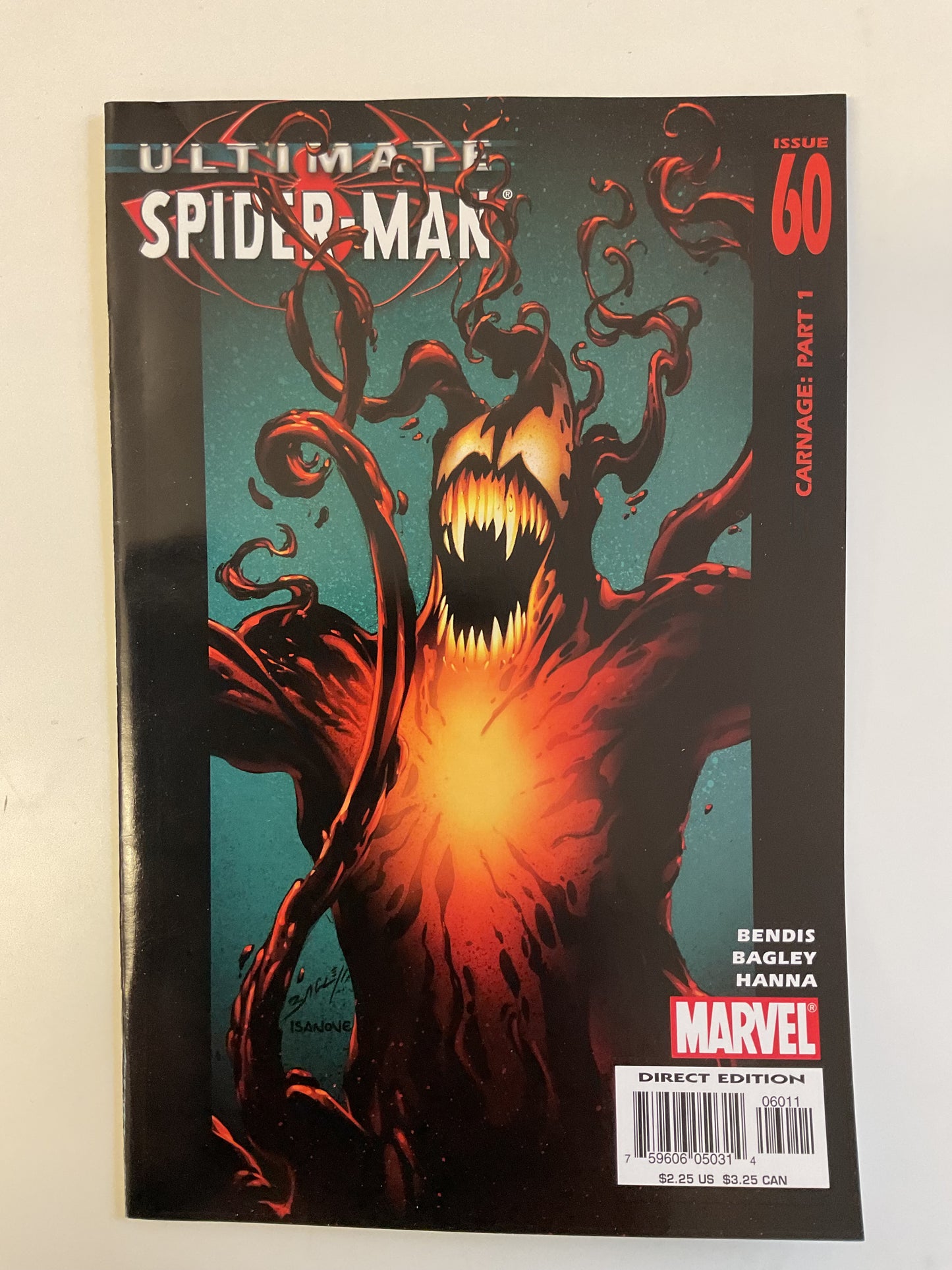 Ultimate Spider-Man #60 2004 Marvel Comics 1st Cover Appearance Of Ultimate Carnage