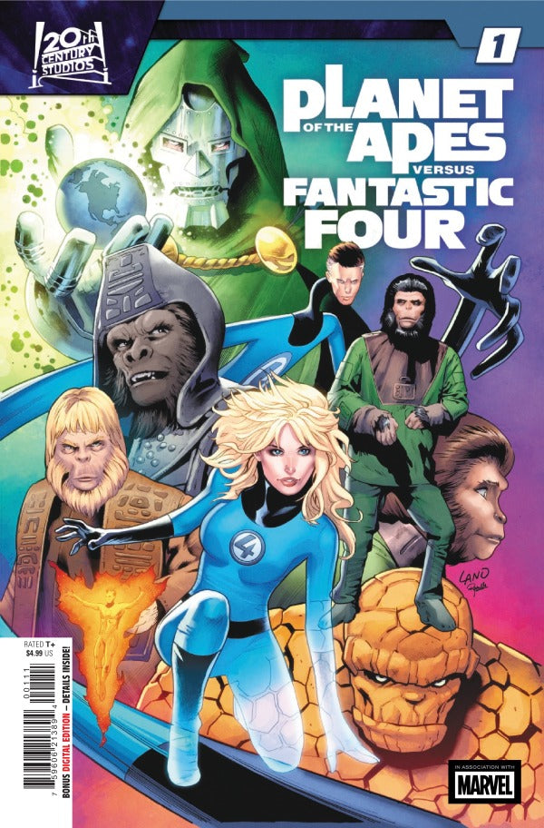 Planet Of The Apes Vs Fantastic Four #1 2026 Marvel Comics