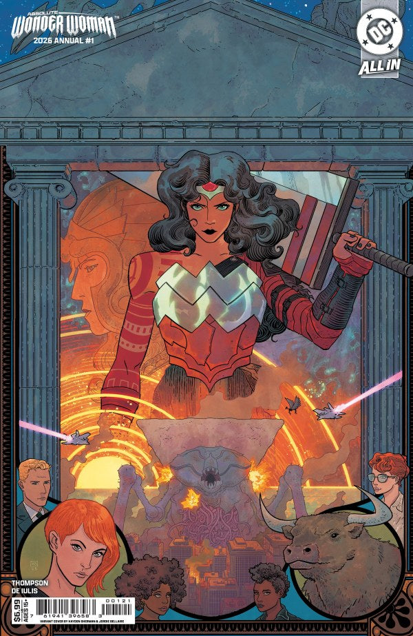 Absolute Wonder Woman 2026 Annual #1 2026 DC Comics Sherman Wraparound Variant