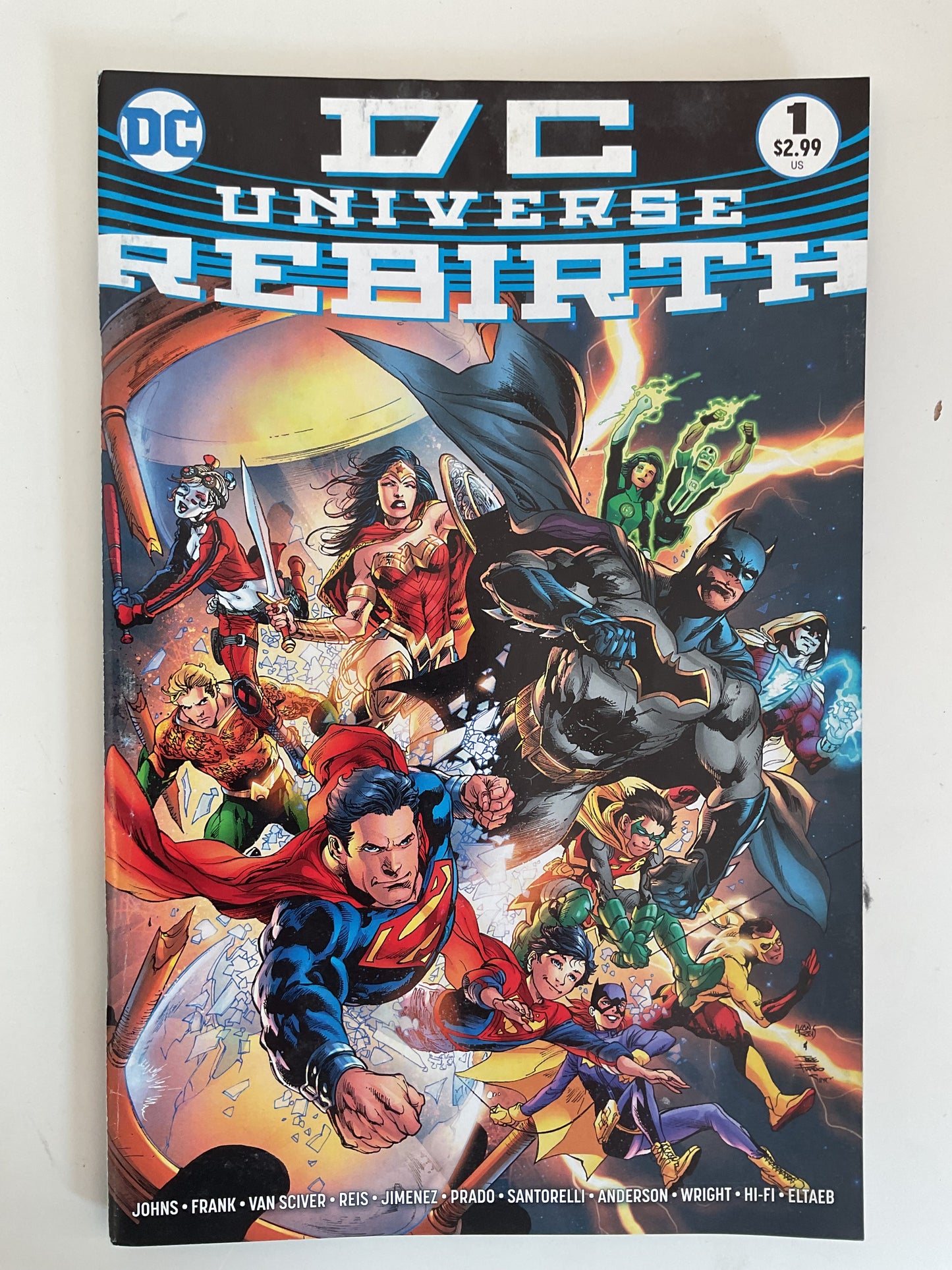 DC Universe Rebirth #1 2016 DC Comics Reis Variant