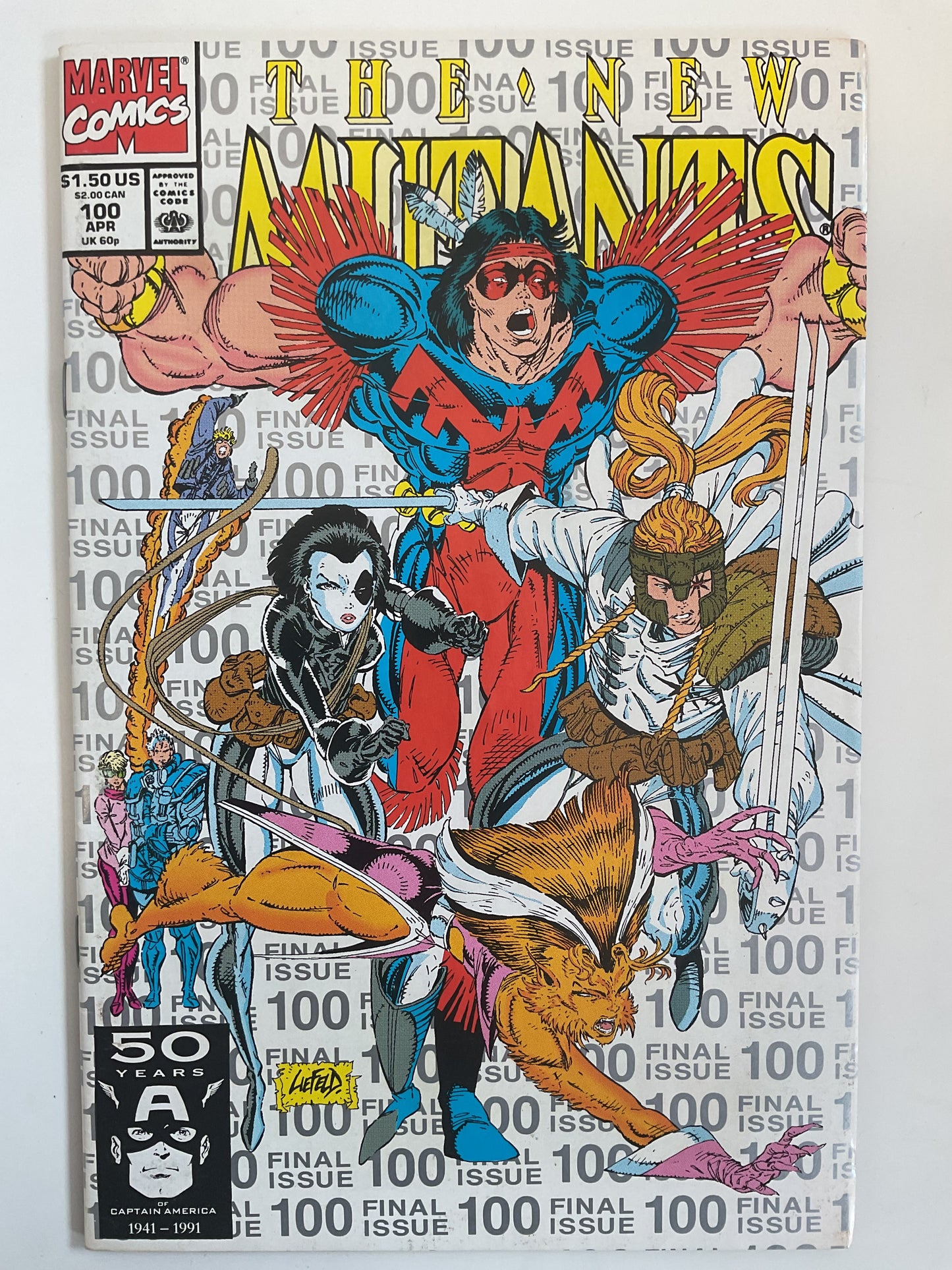 New Mutants #100 3rd Printing 1991 Marvel Comics 1st Appearance Of X-Force