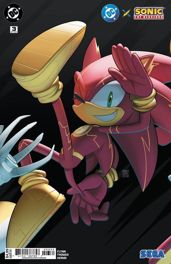 DC X Sonic The Hedgehog #3 2nd Print 2026 DC Comics
