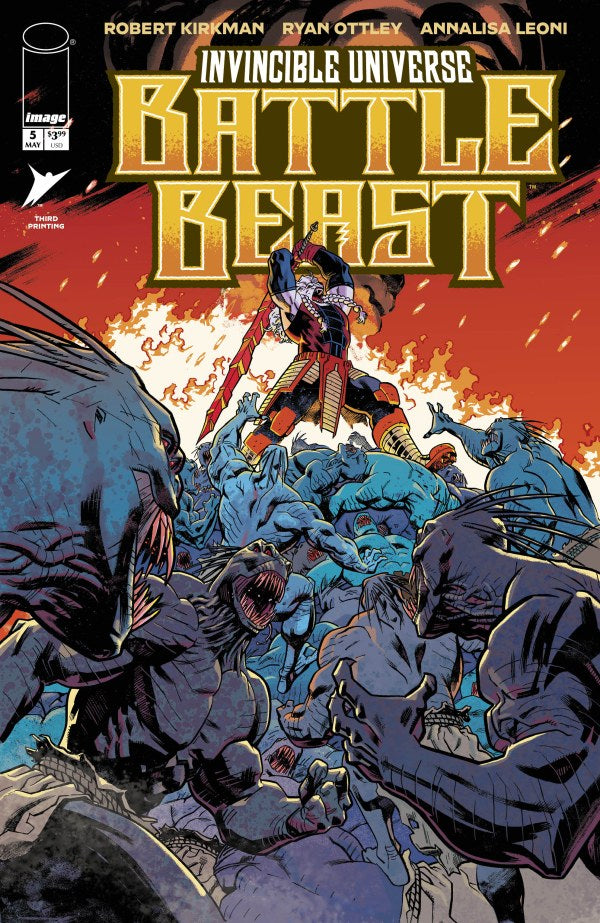 Invincible Universe Battle Beast #5 3rd Print 2026 Image Comics