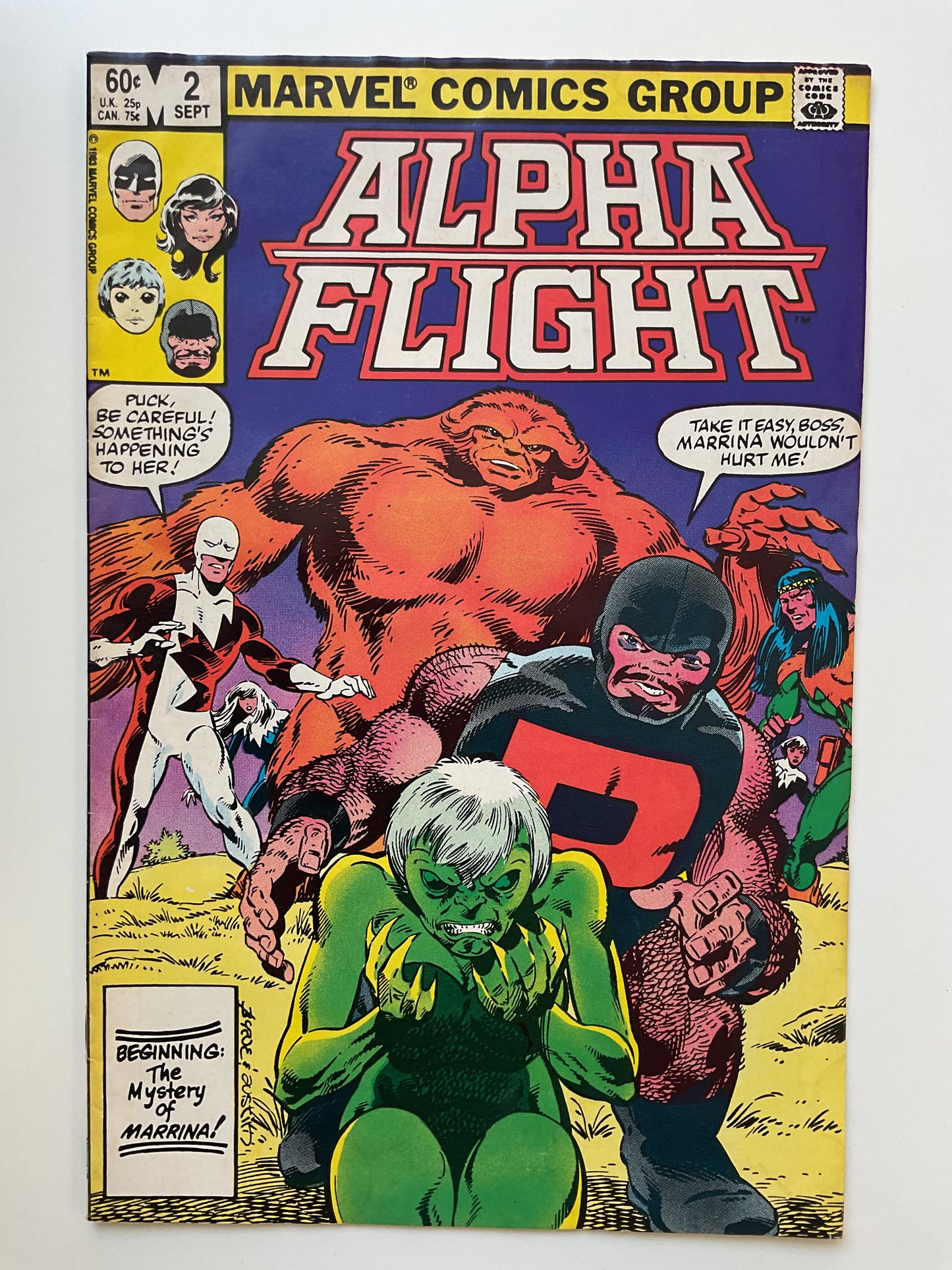 Alpha Flight #2 1983 Marvel Comics