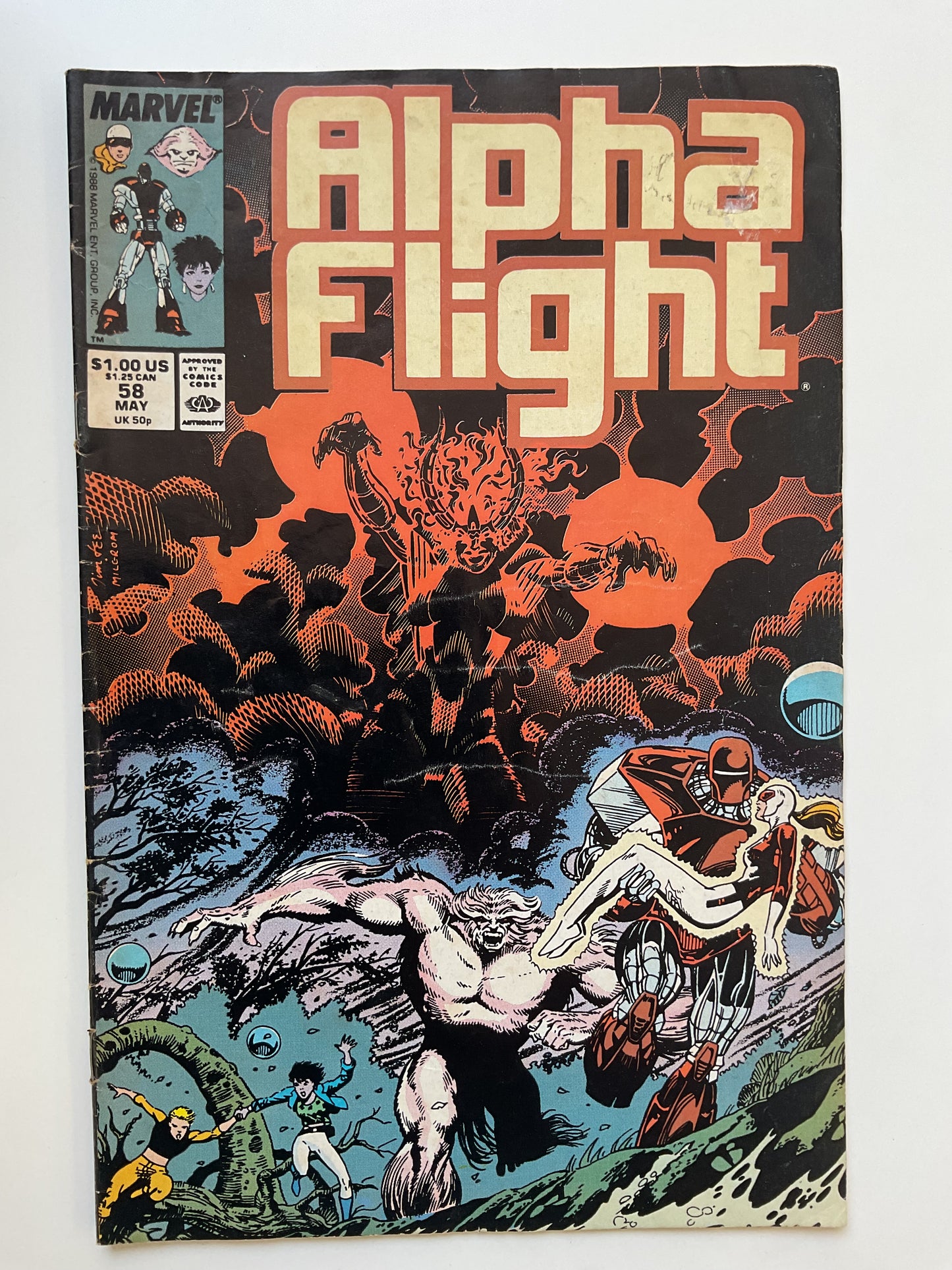 Alpha Flight #58 1988 Marvel Comics