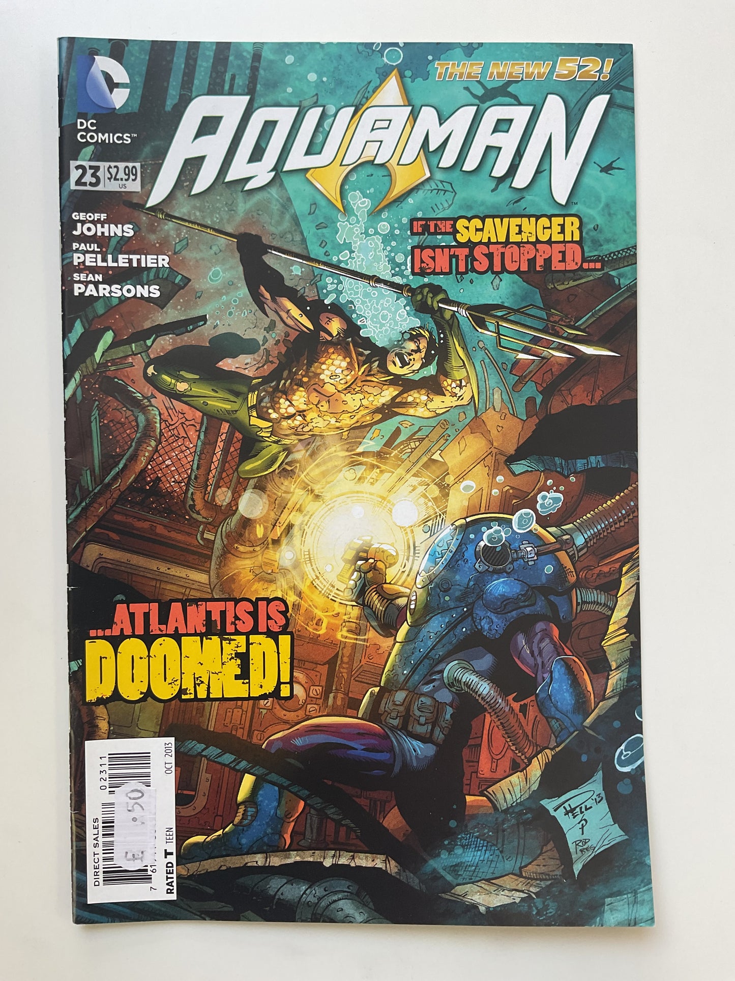 Aquaman #23 2013 DC Comics