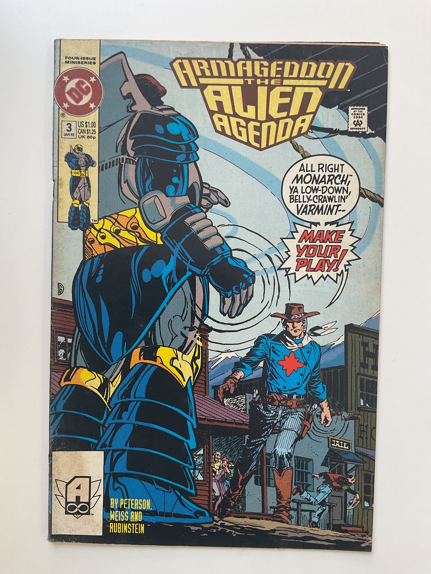 Armageddon The Alien Agenda #3 1992 DC Comics