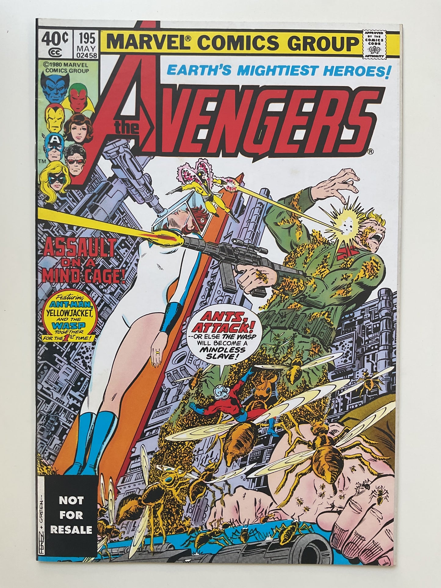 Avengers #195 Marvel Legends Reprint 2006 Marvel Comics 1st Cameo Appearance of Taskmaster