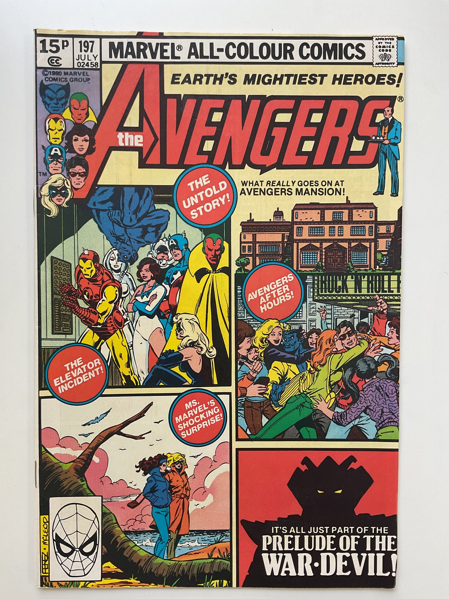 Avengers #197 1980 Marvel Comics UK Price Variant