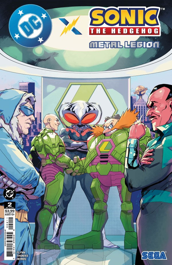 DC X Sonic The Hedgehog Metal Legion #2 2026 DC Comics