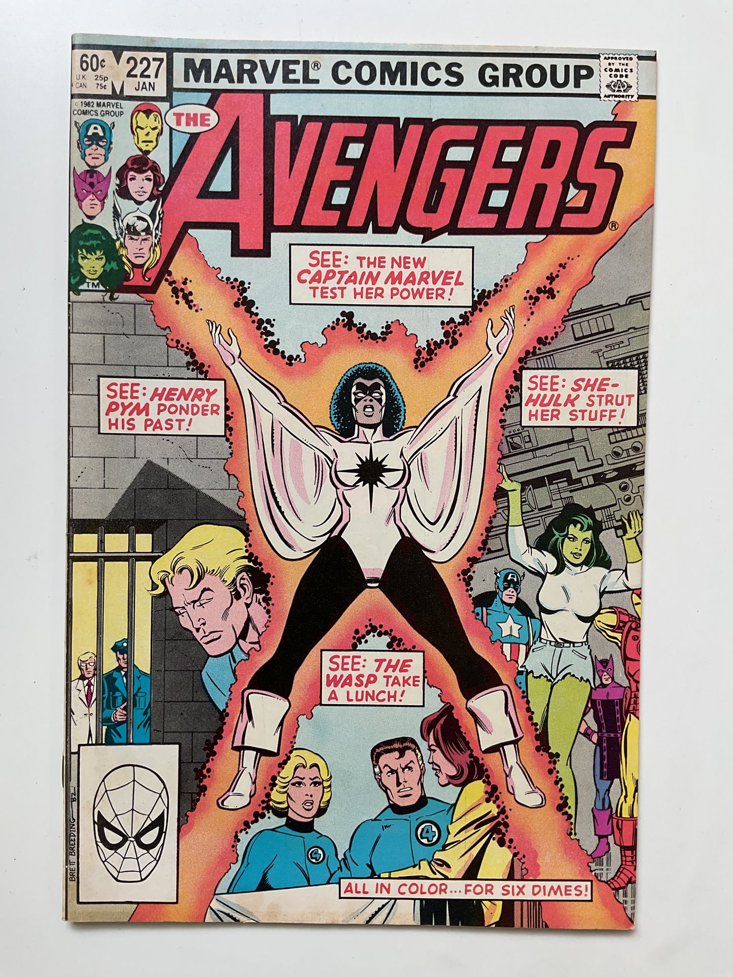 Avengers #227 1982 Marvel Comics Monica Rambeau Joins Avengers