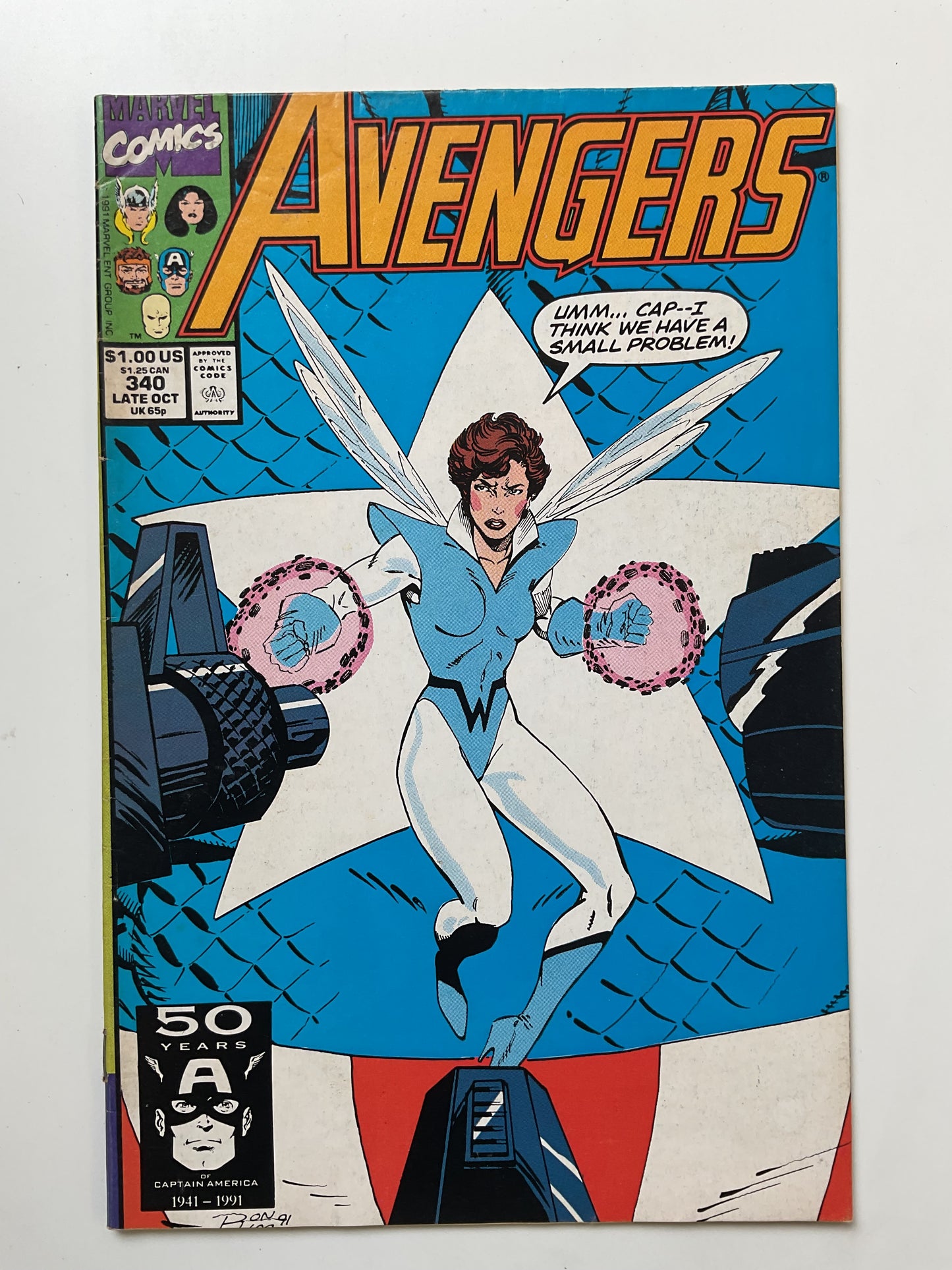 Avengers #340 1991 Marvel Comics