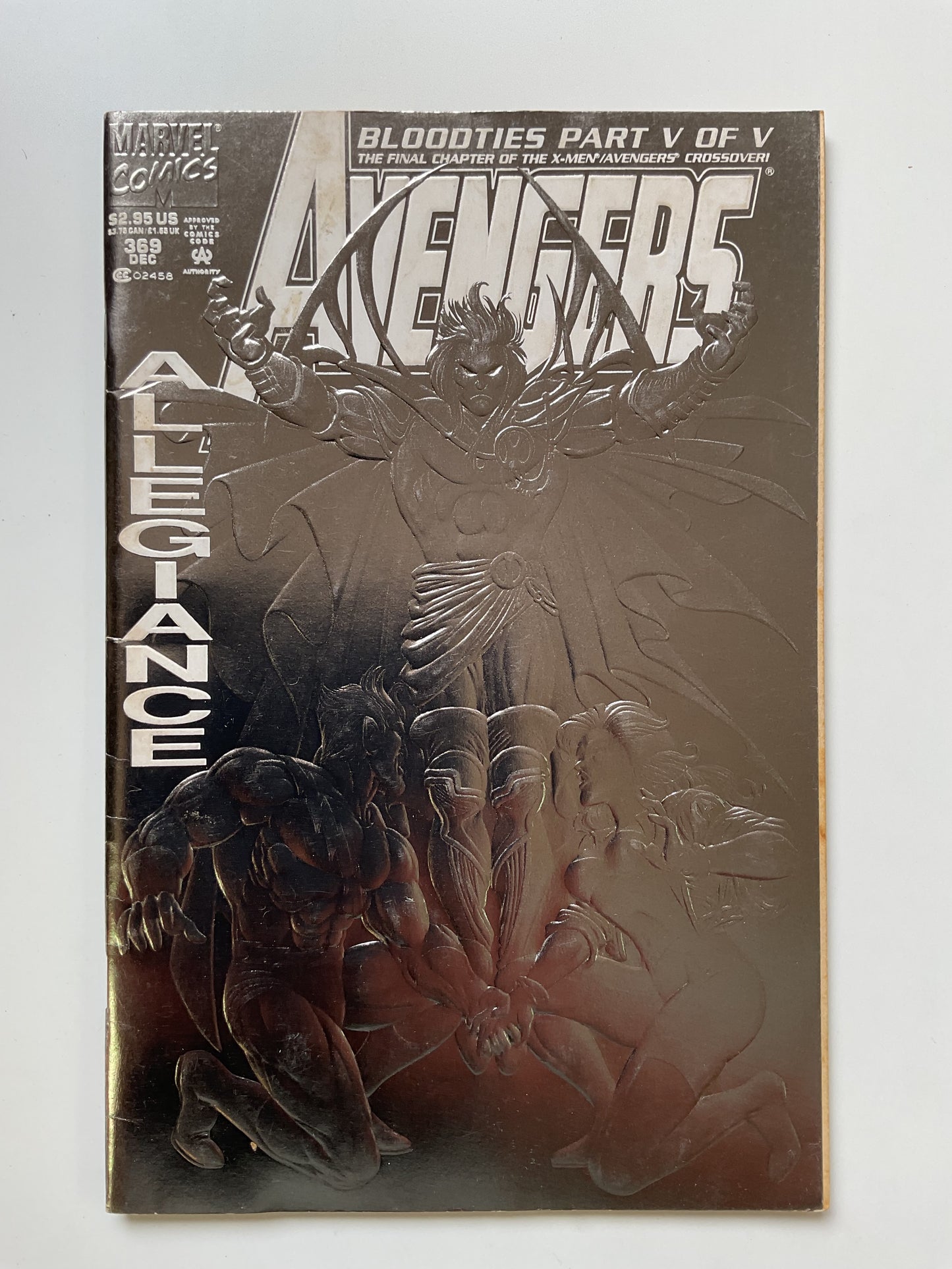 Avengers #369 1993 Marvel Comics Embossed Foil Cover