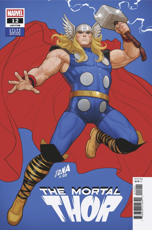 Mortal Thor #12 2026 Marvel Comics Nakayama Colour Block Variant