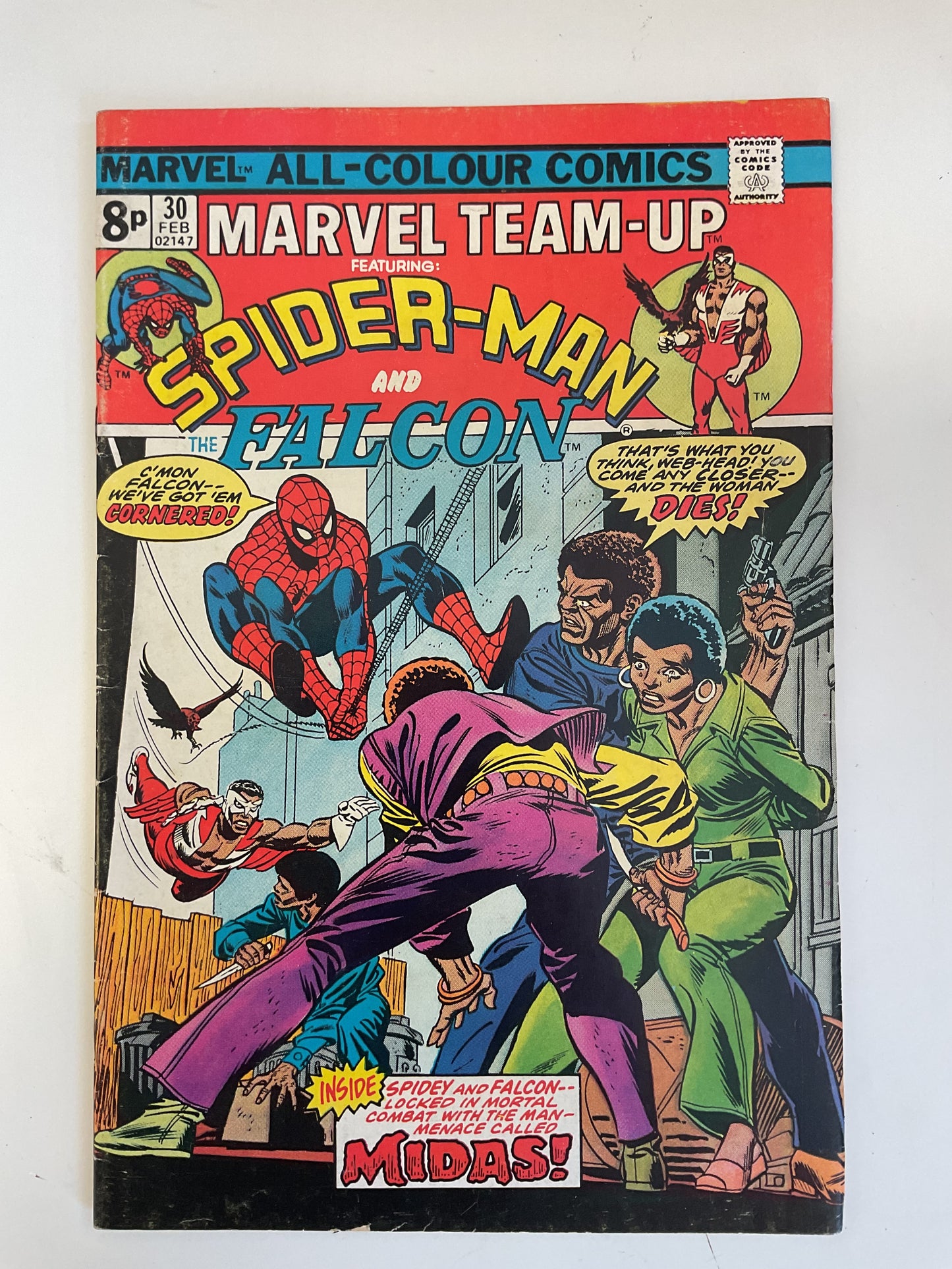 Marvel Team Up #30 1974 Marvel Comics Spider-Man & Falcon