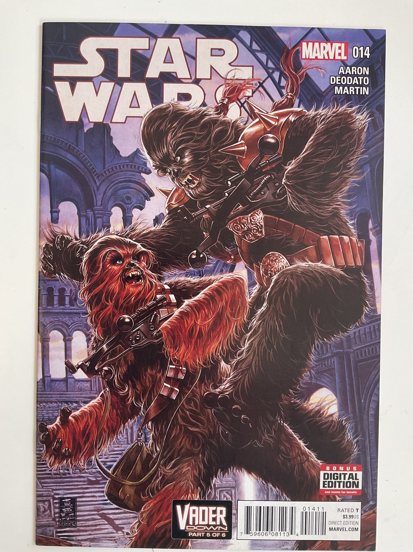 Star Wars #14 2016 Marvel Comics Chewie Vs Krrsantan