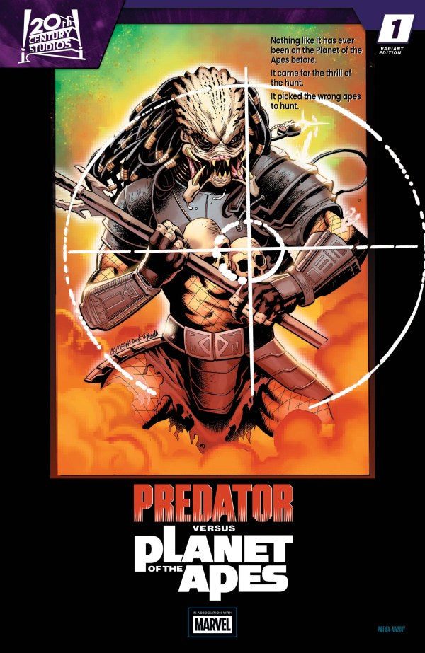 Predator Vs Planet Of The Apes #1 2026 Marvel Comics