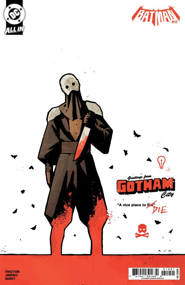 Batman #12 2026 1:25 David Aja Incentive Variant