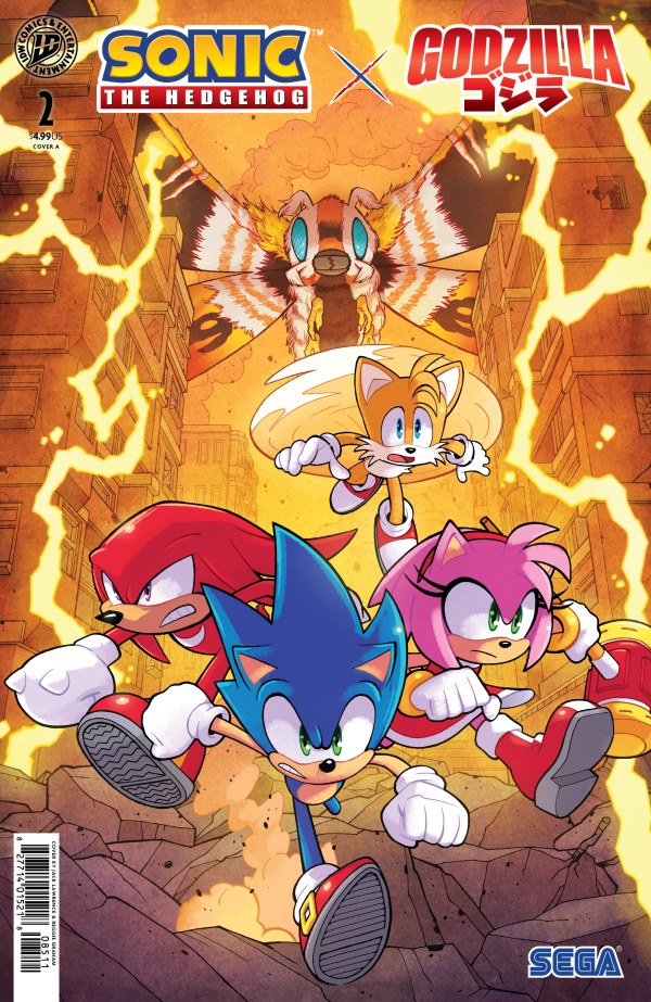 Sonic The Hedgehog X Godzilla #2 2026 IDW Publishing