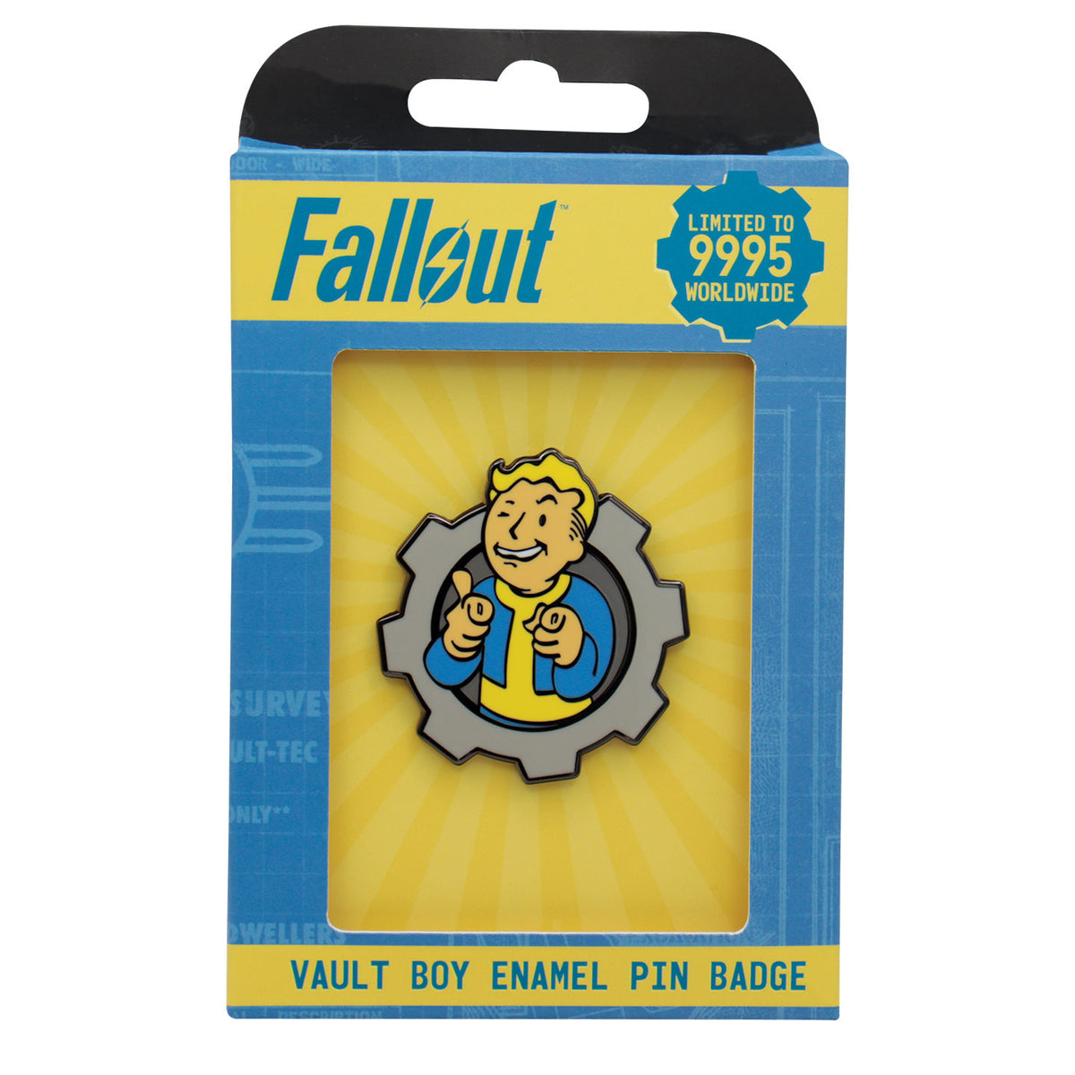 Fallout Charisma Vault Boy Pin Badge Limited Edition
