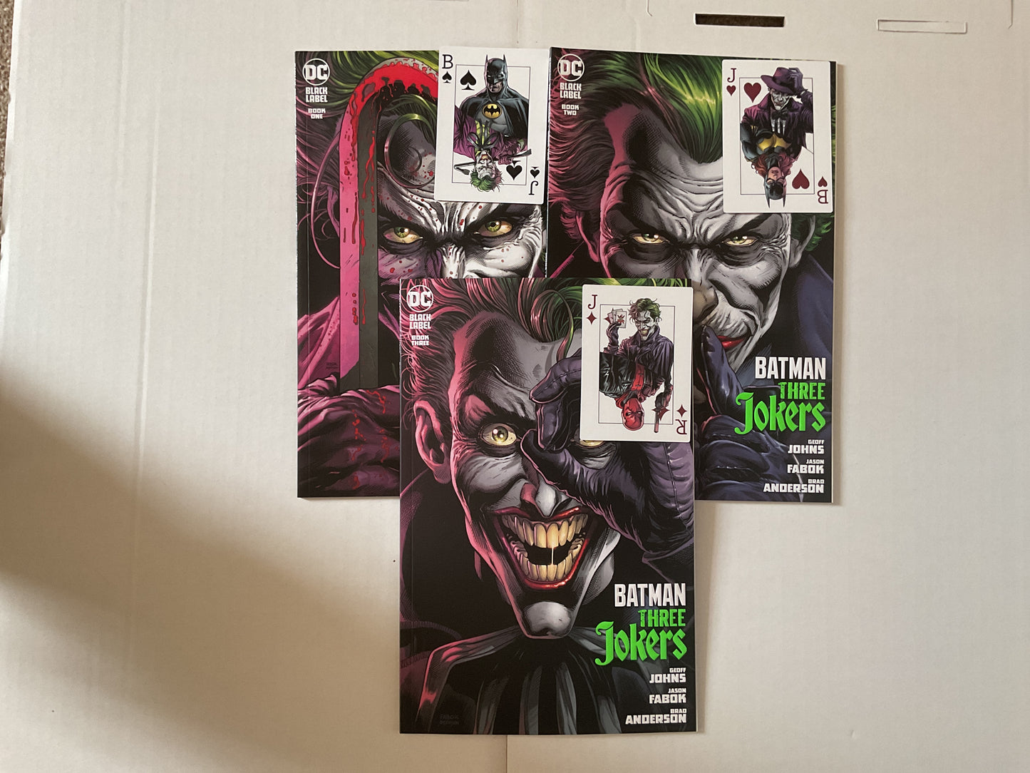 Batman Three Jokers #1-3 2020 DC Comics Complete Series With Promotional Cards