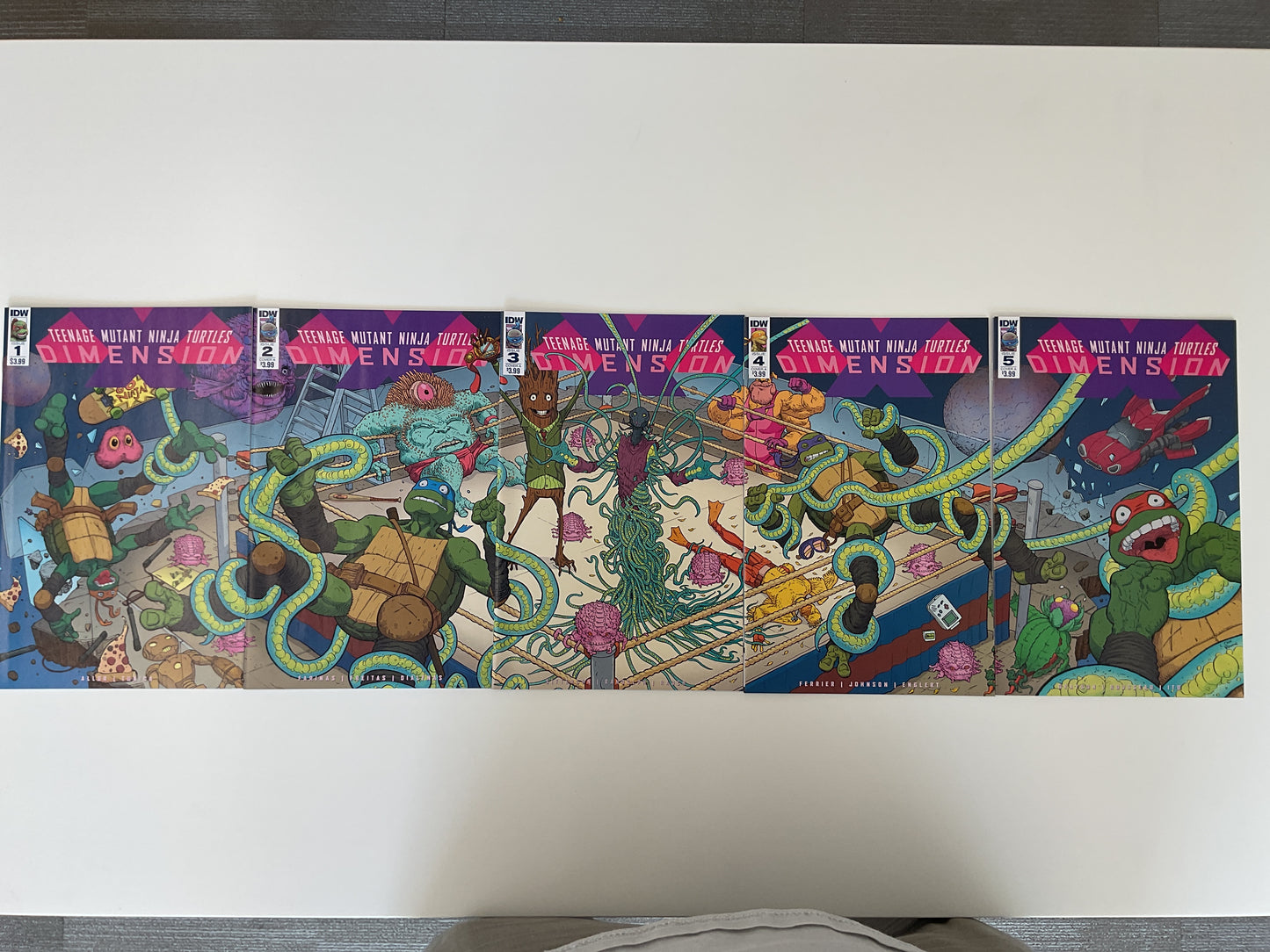 Teenage Mutant Ninja Turtles Dimension X #1-5 2017 IDW Publishing