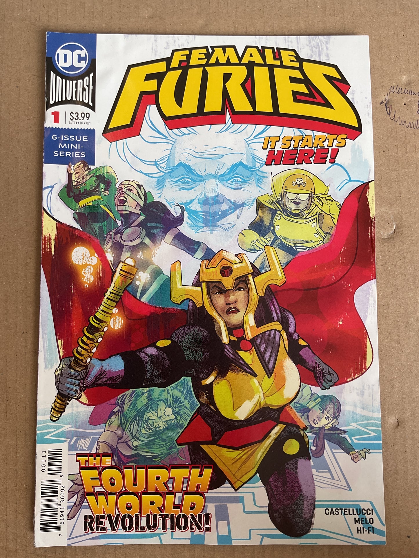 Female Furies #1 2019 DC Comics 1st Appearance Of Aurelie