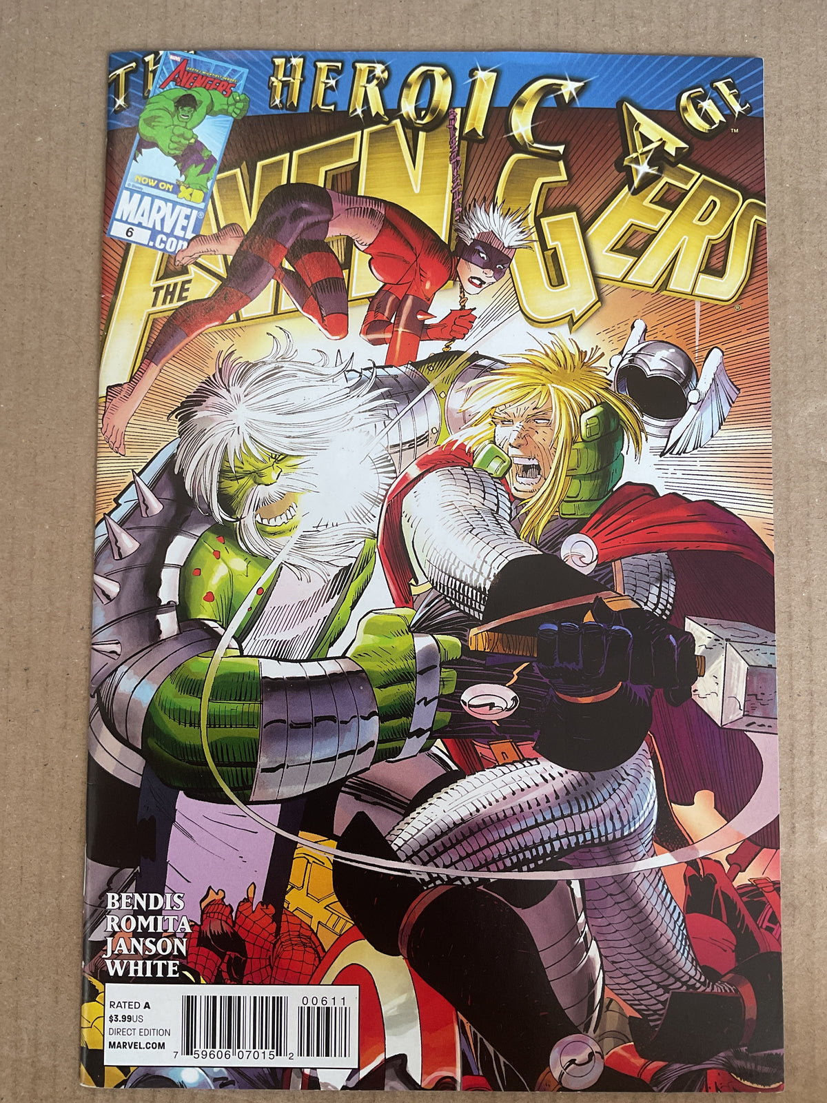 Avengers #6 2010 Marvel Comics Heroic Age 1st Apearance of Azuri