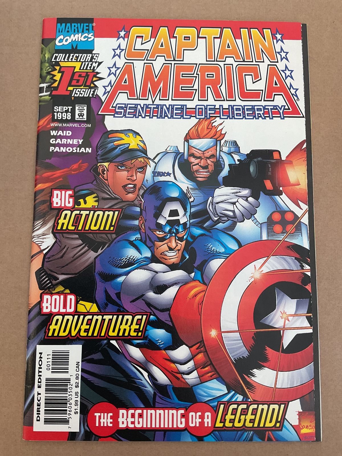 Captain America Sentinel Of Liberty #1 1998 Marvel Comics
