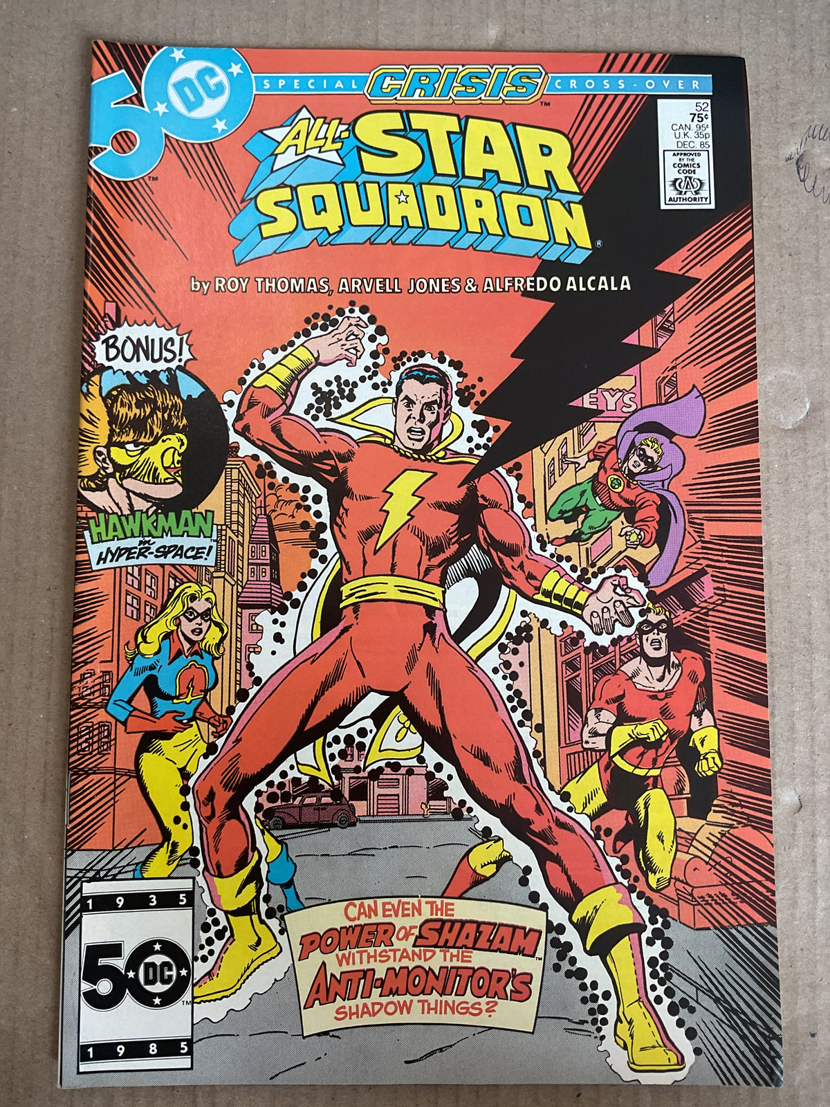 All-Star Squadron #52 1985 DC Comics Crisis On Infinite Earths