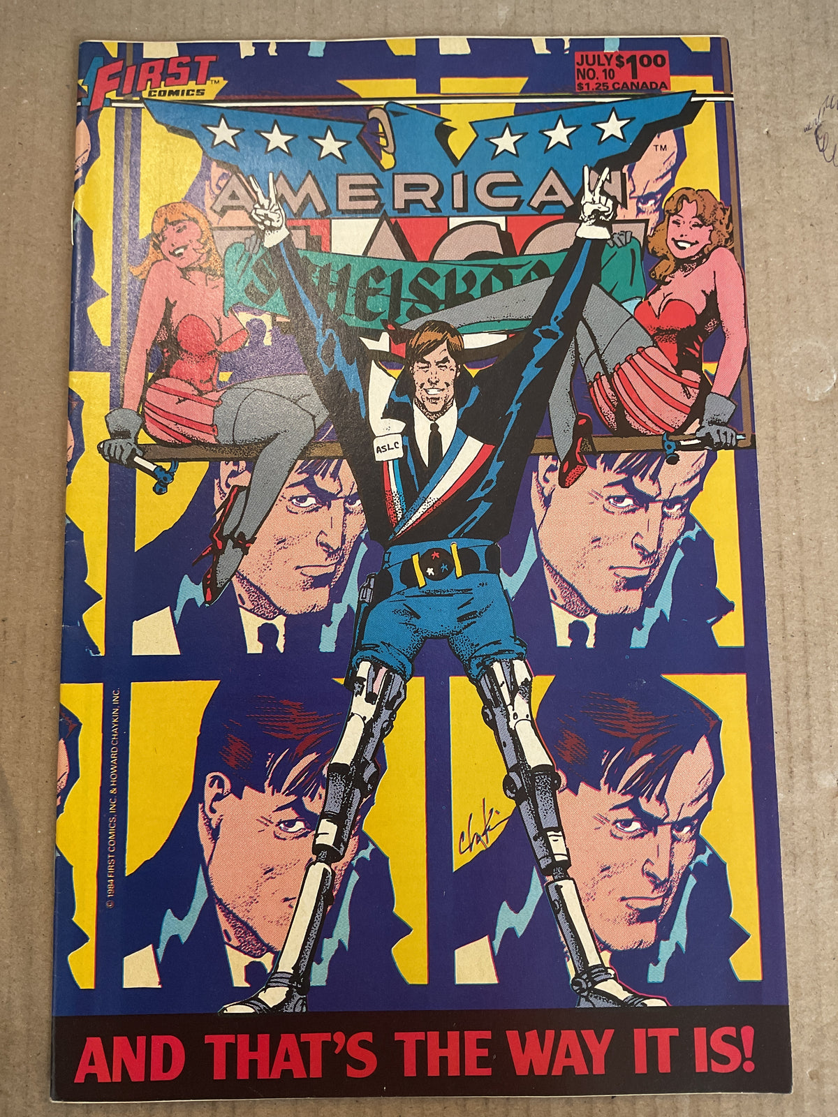 American Flagg #10 1984 First Comics