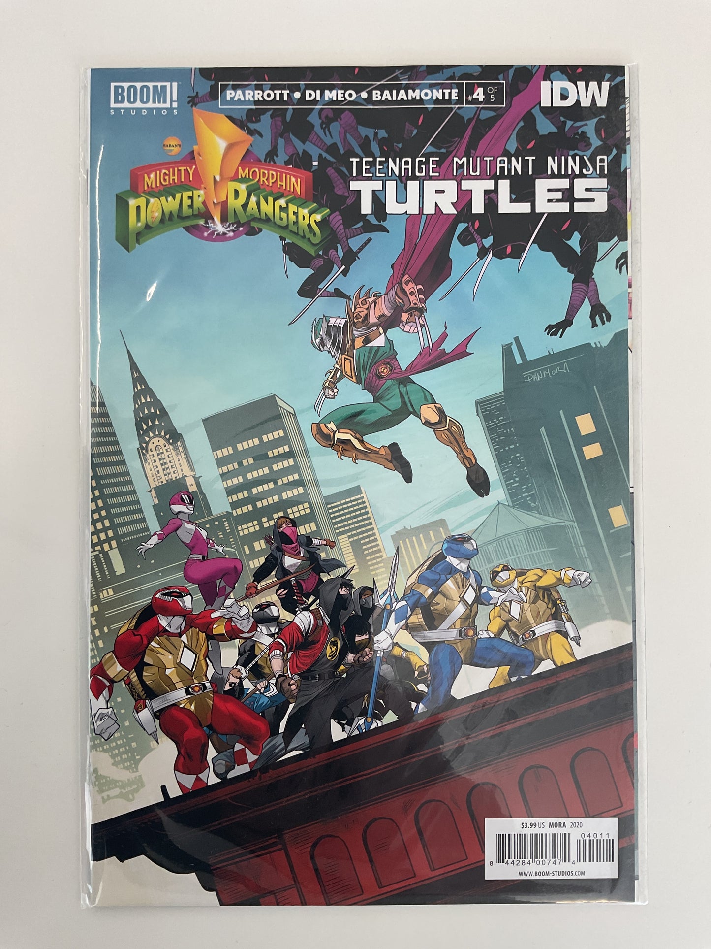 Mighty Morphin Power Rangers/Teenage Mutant Ninja Turtles #2 2019 Boom Studios IDW Publishing
