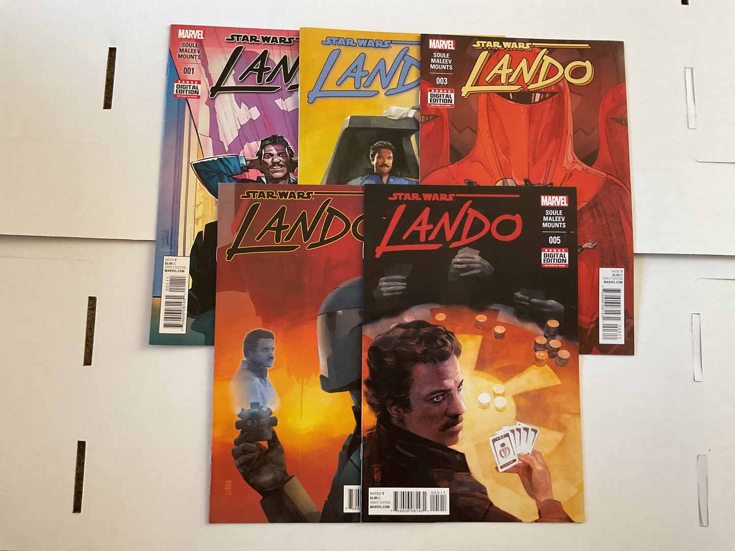 Star Wars Landro #1-5 2015 Marvel Comics Complete Series